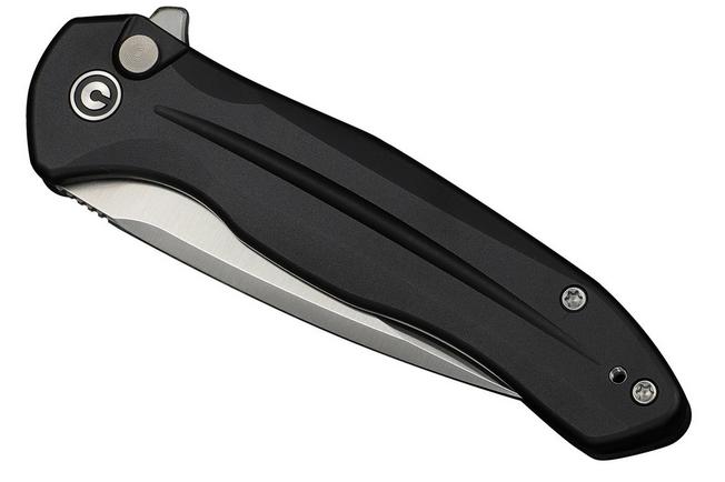 Image for Civivi Button Lock Kitefin C24091-1 Satin 14C28N, Black Aluminium, pocket knife