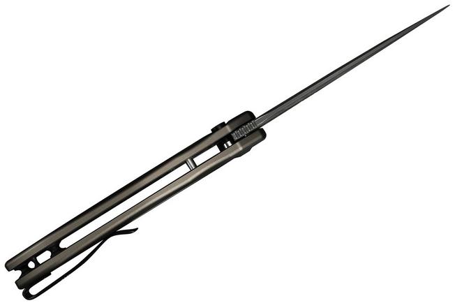 Image for Civivi Button Lock Kitefin C24091-DS1 Damascus, Brownish Gray Aluminium, pocket knife