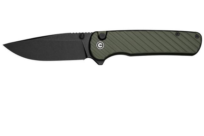 Immagine per Civivi Iron Tide C25011-2, Blackwashed 14C28N, Forest Green Aluminum, coltello  da tasca, design di Pete's Pirate Life