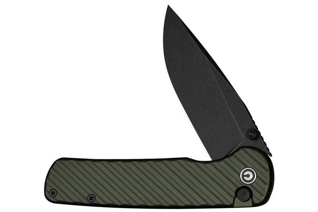 Immagine per Civivi Iron Tide C25011-2, Blackwashed 14C28N, Forest Green Aluminum, coltello  da tasca, design di Pete's Pirate Life