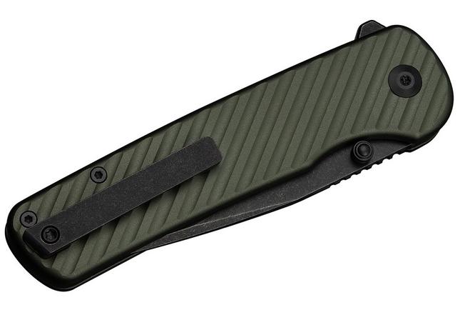 Immagine per Civivi Iron Tide C25011-2, Blackwashed 14C28N, Forest Green Aluminum, coltello  da tasca, design di Pete's Pirate Life