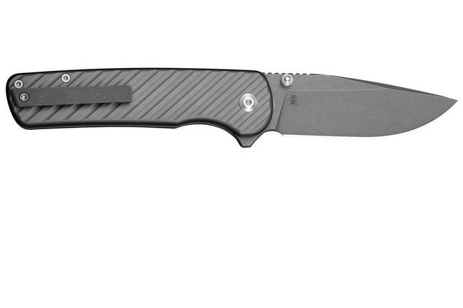Immagine per Civivi Iron Tide C25011-3, Gray Stonewashed 14C28N, Gray Aluminum, coltello  da tasca, design di Pete's Pirate Life