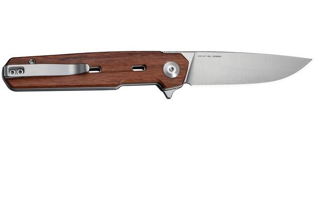 Bild für Civivi Navo C25015B-1 Satin Nitro-V, Guibourtia, Taschenmesser, Ostap Hel Design