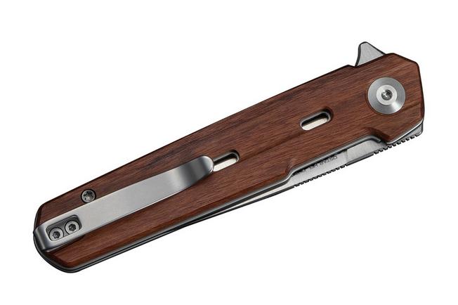 Bild für Civivi Navo C25015B-1 Satin Nitro-V, Guibourtia, Taschenmesser, Ostap Hel Design
