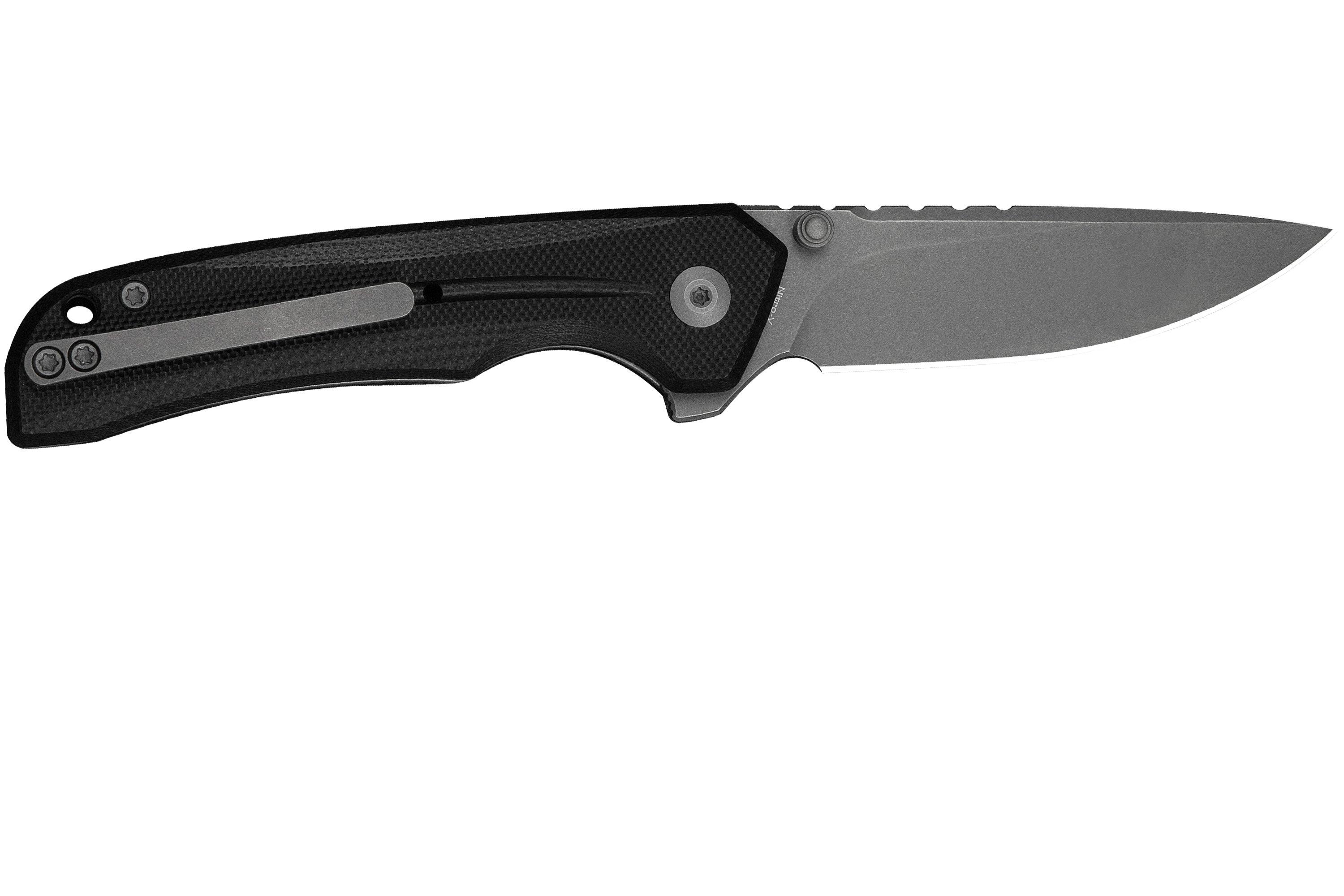 Civivi Tarask C25023C-1, Stonewashed Nitro-V, Black G10 Taschenmesser ...