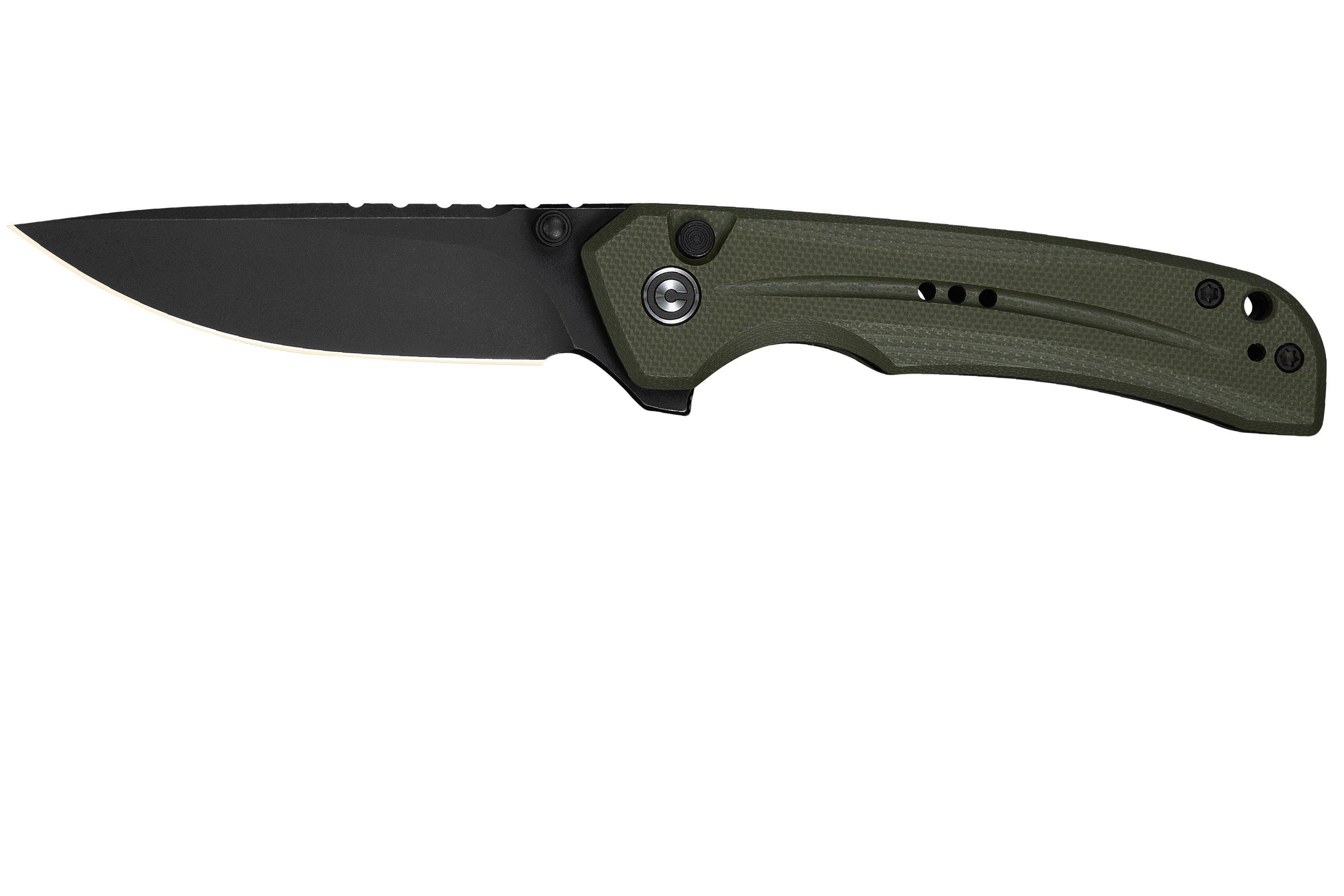 Civivi Tarask C25023C-2, Blackwashed Nitro-V, OD Green G10 navalha ...