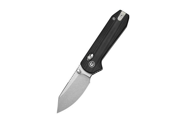 Afbeelding voor Civivi Lil Yonder C25025B-1, Stonewashed 14C28N, Black G10 zakmes, Zac Whitmore design