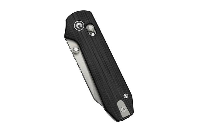 Afbeelding voor Civivi Lil Yonder C25025B-1, Stonewashed 14C28N, Black G10 zakmes, Zac Whitmore design