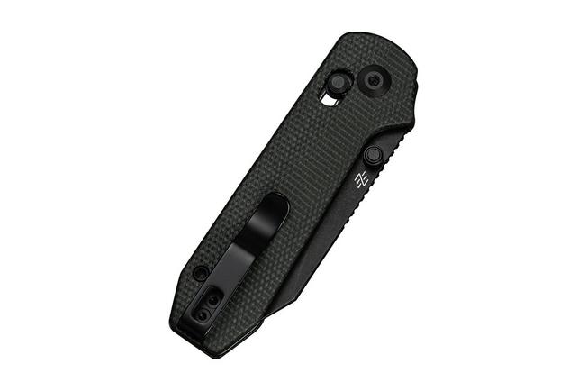 Afbeelding voor Civivi Lil Yonder C25025B-2, Blackwashed 14C28N, Dark Green Canvas Micarta zakmes, Zac Whitmore design