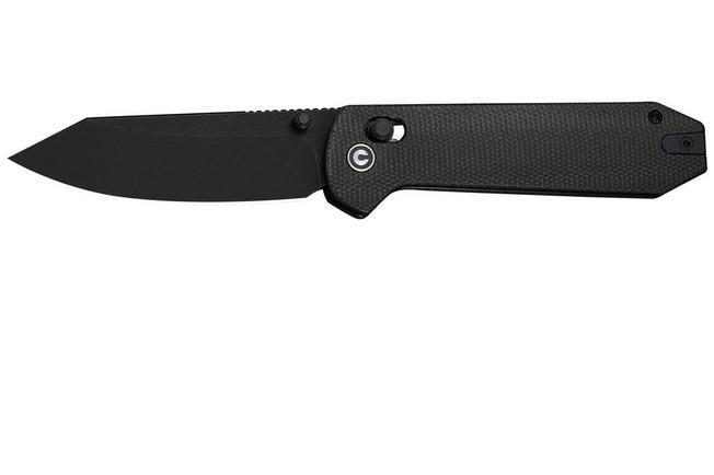 Bild für Civivi Over Yonder C25027-1, Blackwashed 14C28N, Dark Green Canvas Micarta Taschenmesser, Zac Whitmore Design