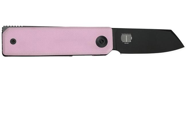 Bild für Civivi Kukei C25036-1, Blackwashed Nitro-V, Powder Pink G10 Taschenmesser, Tashi Bharucha Design