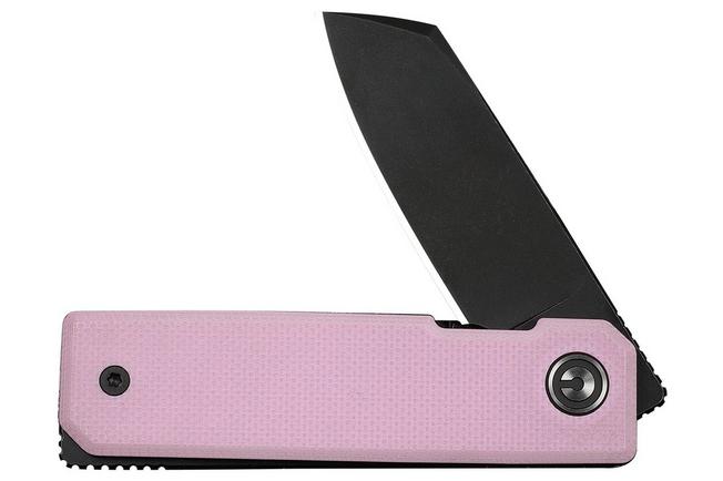 Bild für Civivi Kukei C25036-1, Blackwashed Nitro-V, Powder Pink G10 Taschenmesser, Tashi Bharucha Design
