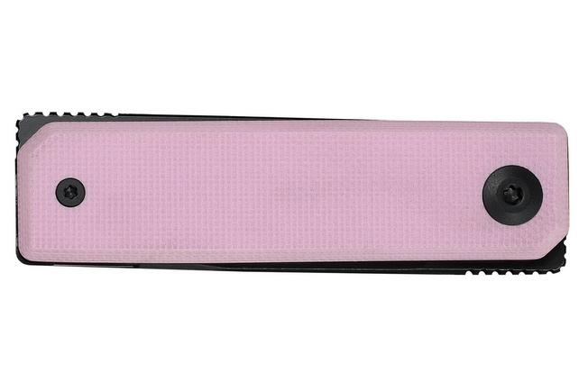 Bild für Civivi Kukei C25036-1, Blackwashed Nitro-V, Powder Pink G10 Taschenmesser, Tashi Bharucha Design