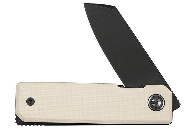 Afbeelding voor Civivi Kukei C25036-3, Blackwashed Nitro-V, Ivory G10 zakmes, Tashi Bharucha design