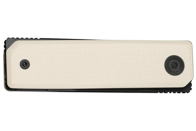 Afbeelding voor Civivi Kukei C25036-3, Blackwashed Nitro-V, Ivory G10 zakmes, Tashi Bharucha design
