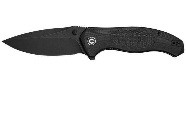 Image pour Civivi Vyrent C25037-1 Black Stonewashed Nitro-X7, Black G10, couteau de poche