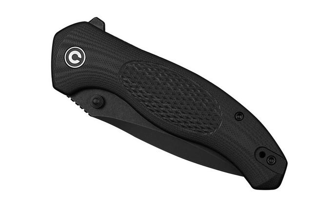 Image pour Civivi Vyrent C25037-1 Black Stonewashed Nitro-X7, Black G10, couteau de poche