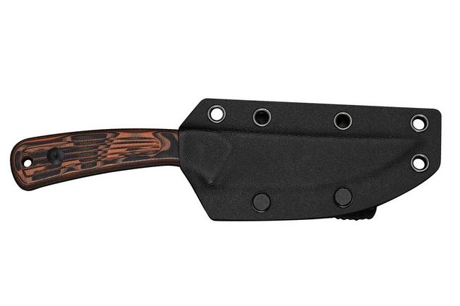 Image for Civivi Carveth C25040-2, Blackwashed AEB-L, Orange/Black G10, hunting knife