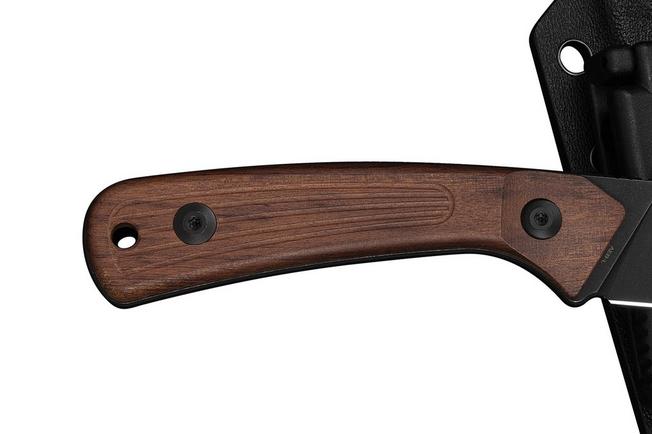 Image for Civivi Carveth C25040-3, Blackwashed AEB-L, Guibourtia Wood, hunting knife