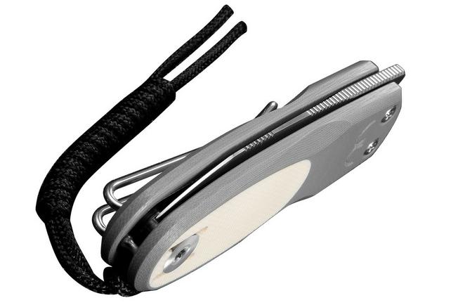 Afbeelding voor Civivi Purr C25054-1, Satin Nitro-V, Gray Ivory G10 zakmes, Ostap Hel design