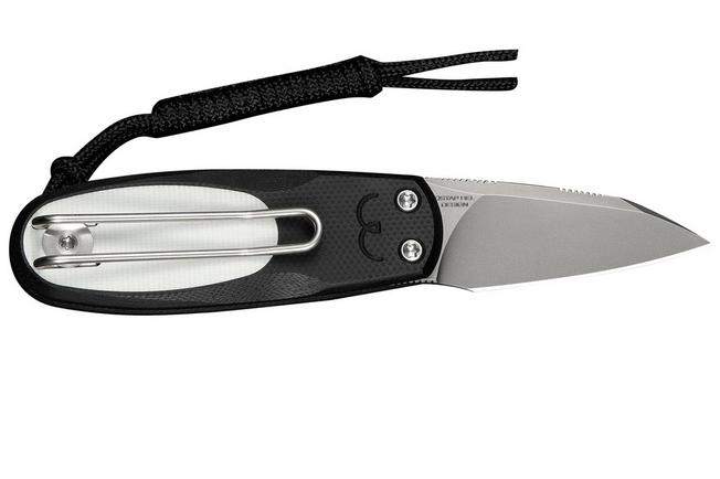 Afbeelding voor Civivi Purr C25054-2, Stonewashed Nitro-V, Black/White G10 zakmes, Ostap Hel design