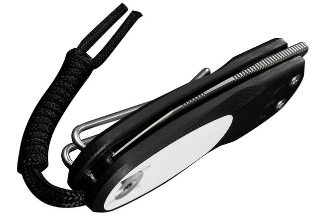 Afbeelding voor Civivi Purr C25054-2, Stonewashed Nitro-V, Black/White G10 zakmes, Ostap Hel design