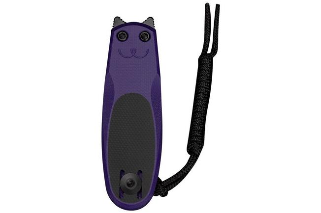 Imagem para Civivi Purr C25054-3, Blackwashed Nitro-V, Purple/Black G10 navalha, Ostap Hel design