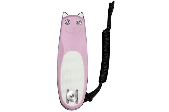 Afbeelding voor Civivi Purr C25054-4, Satin Nitro-V, Powder Pink/White G10 zakmes, Ostap Hel design