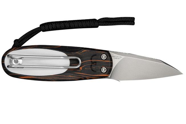 Bild für Civivi Purr C25054-5, Stonewashed Nitro-V, Orange Black White G10 Taschenmesser, Ostap Hel design