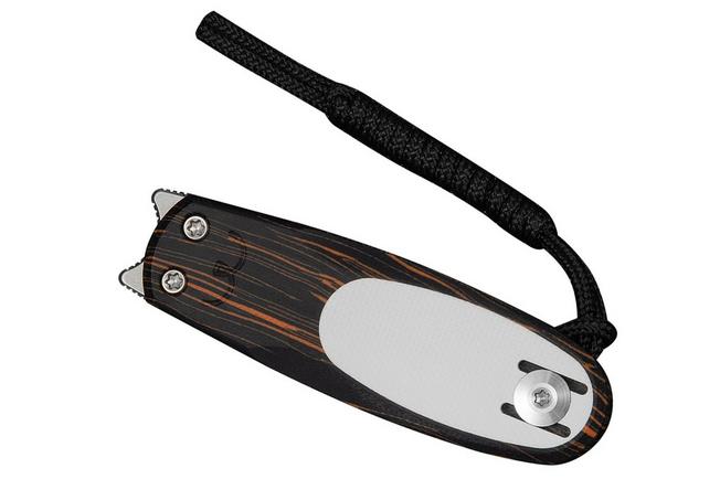 Bild für Civivi Purr C25054-5, Stonewashed Nitro-V, Orange Black White G10 Taschenmesser, Ostap Hel design