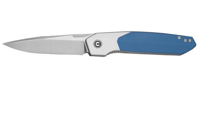 Image for Civivi Brr15 Light C25063-1, Satin Nitro-V, White / Blue G10 pocket knife, Rafal Brzeski design