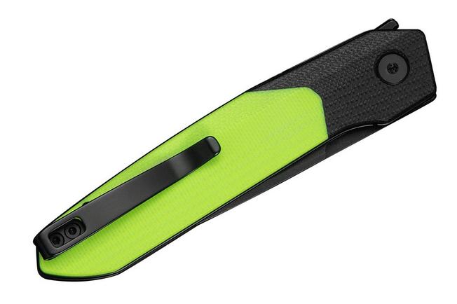 Image for Civivi Brr15 Light C25063-2, Blackwashed Nitro-V, Neon Green / Black G10 pocket knife, Rafal Brzeski design