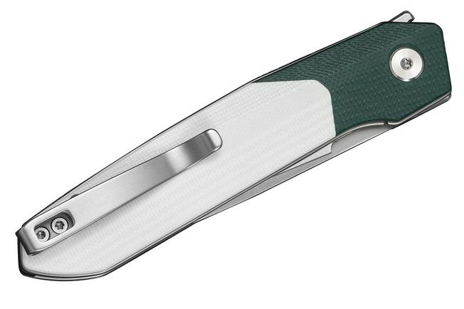 Image for Civivi Brr15 Light C25063-4, Satin Nitro-V, Teal Green / White G10 pocket knife, Rafal Brzeski design