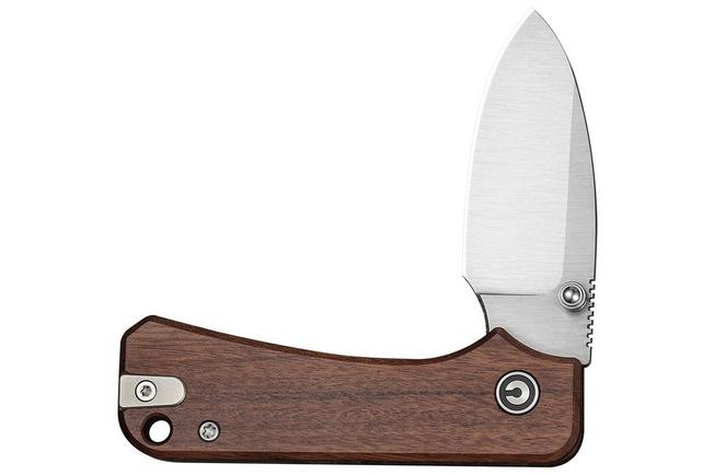 Image for Civivi Baby Banter C25066A-2, Satin Nitro-V, Guibourtia Wood, Slipjoint pocket knife, Ben Petersen design