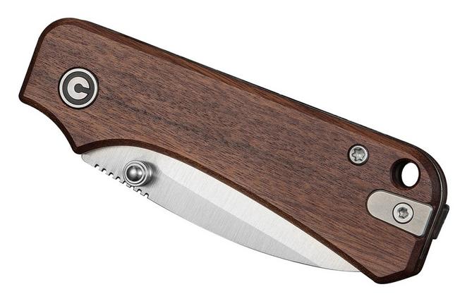 Image for Civivi Baby Banter C25066A-2, Satin Nitro-V, Guibourtia Wood, Slipjoint pocket knife, Ben Petersen design