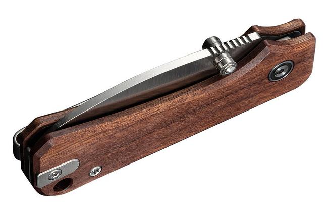 Image for Civivi Baby Banter C25066A-2, Satin Nitro-V, Guibourtia Wood, Slipjoint pocket knife, Ben Petersen design
