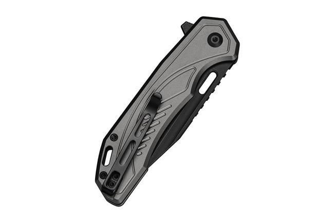 Afbeelding voor Civivi Zelthara C25076-2, Black Stonewashed 14C28N, Grey Aluminum zakmes