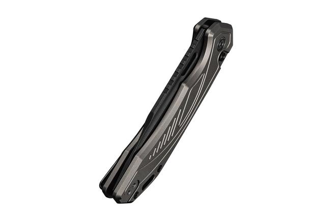 Afbeelding voor Civivi Zelthara C25076-2, Black Stonewashed 14C28N, Grey Aluminum zakmes