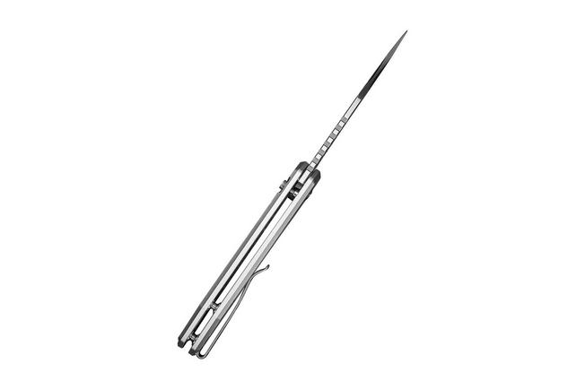 Afbeelding voor Civivi Zelthara C25076-3, Satin 14C28N, Silver Aluminum zakmes