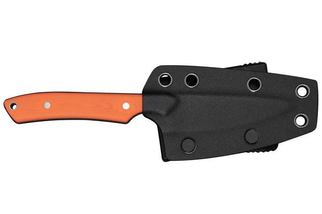 Imagem para Civivi High Grass Field Knife C25084-1, Blackwashed 14C28N, Orange G10, faca de caça, Matt Gentry design