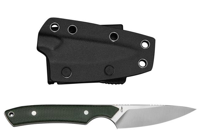 Image for Civivi High Grass Field Knife C25084-2, Satin 14C28N, Green Canvas Micarta, hunting knife, Matt Gentry design