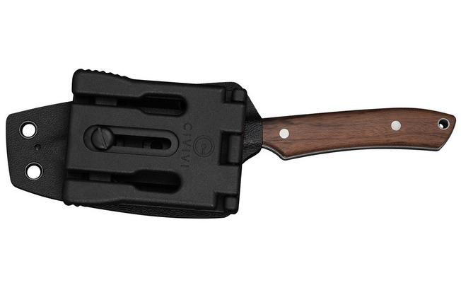 Image for Civivi High Grass Field Knife C25084-3, Stonewashed 14C28N, Guibourtia Wood, hunting knife, Matt Gentry design