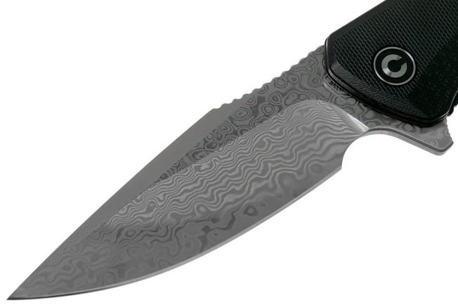 Civivi Baklash C801DS Damascus Black G10 pocket knife