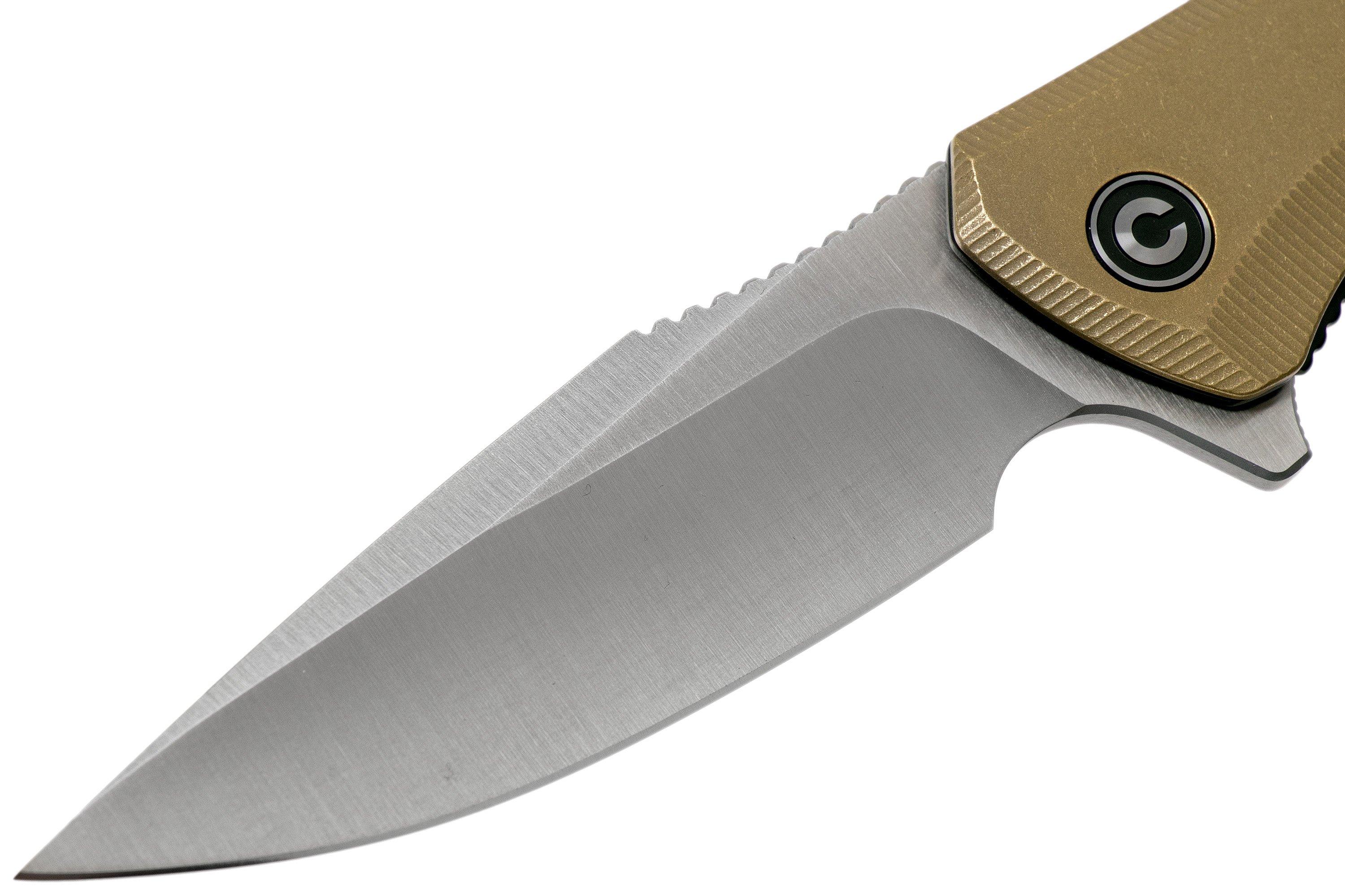 Civivi Baklash C801J Brass pocket knife | Advantageously shopping