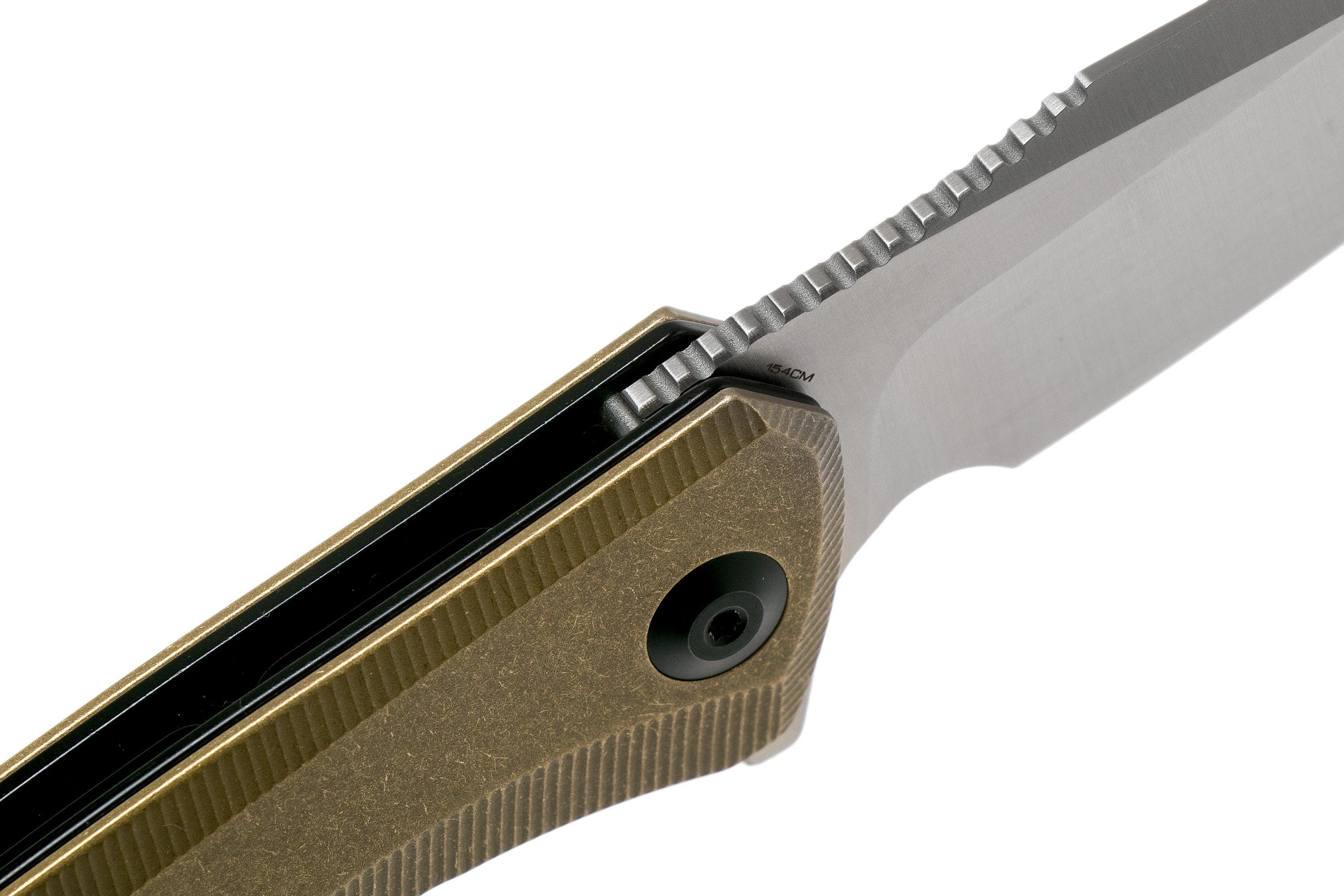Civivi Baklash C801J Brass pocket knife | Advantageously shopping
