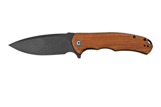 CIVIVI Praxis Flipper Knife Wood Handle 9Cr18MoV Blade