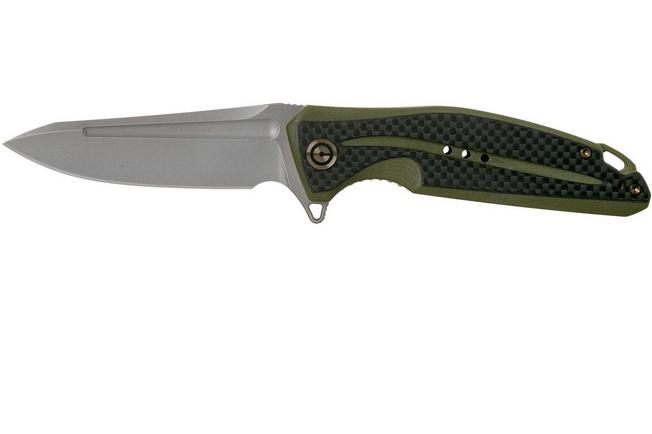 Bild für Civivi Statera C901B Carbonfiber & Green G10 Taschenmesser