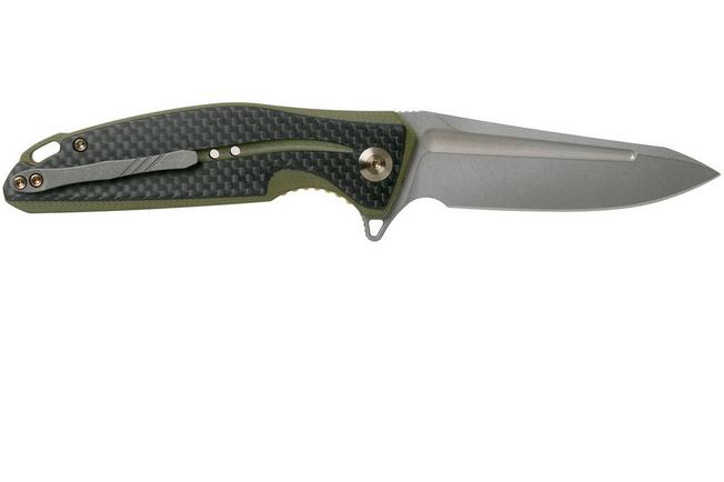 Bild für Civivi Statera C901B Carbonfiber & Green G10 Taschenmesser