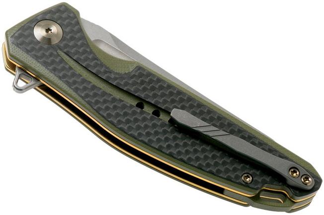 Bild für Civivi Statera C901B Carbonfiber & Green G10 Taschenmesser