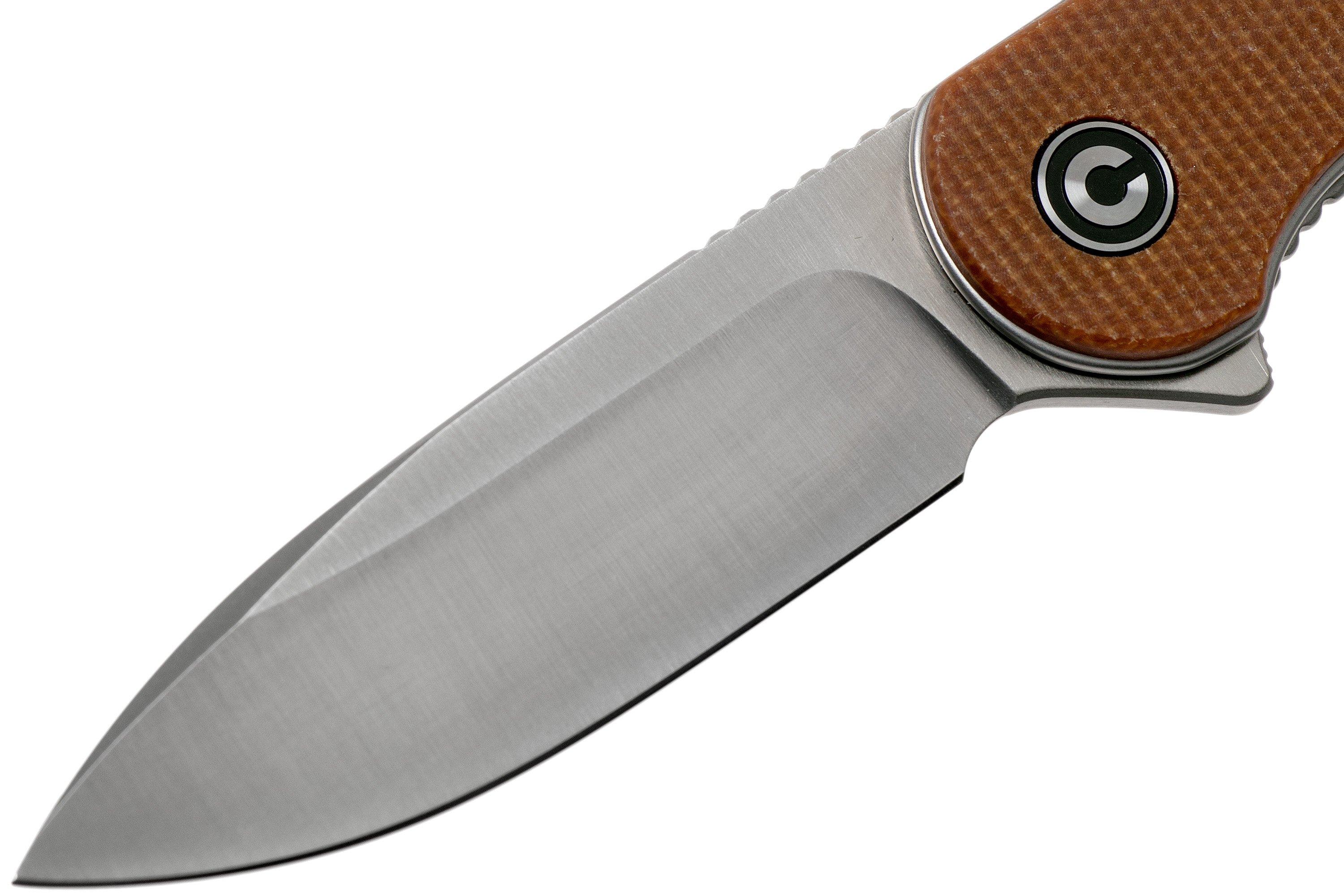 Civivi Elementum C907M Brown Micarta pocket knife Advantageously